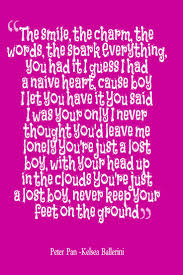 Peter Pan Kelsea Ballerini Great Song Lyrics Best Song Lyrics Song Lyric Quotes