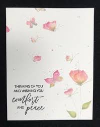 Thinking Of You And Wishing You Comfort And Peace Greeting Card By Grannycatscrafts On Etsy Greetings Thinking Of You Greeting Cards