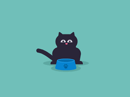 374 x 374 animatedgif 328 кб. Cat Eating Gif By Petter Pentila Find Share On Giphy