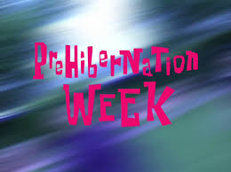 A house that dangles on the edge of a cliff. Prehibernation Week Encyclopedia Spongebobia Fandom