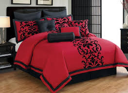 See how black wall paint and decor can invigorate just about any room, from a cozy library to a spacious kitchen. Red And Black Bedding With Coordinated Bedroom Decor