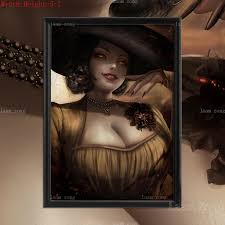 Dimitrescu Sexy Nude Daughters Game Video Art-Poster Home Decor Picture  Prints Wall Silk Living-Bedroom