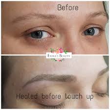 Healed Eyebrows Microblading Light Brows Phibrows Derby Microblading Eyebrows Light Eyebrows Permanent Makeup Eyebrows