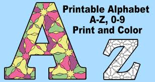 My a book print the pdf: Alphabet Coloring Pages Printable Number And Letter Stencils Patterns Monograms Stencils Diy Projects