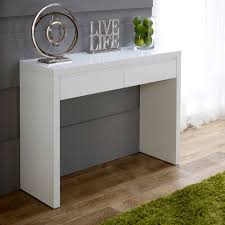 White High Gloss 2 Drawer Dressing Console Table White Console Table Console Table White Gloss Furniture