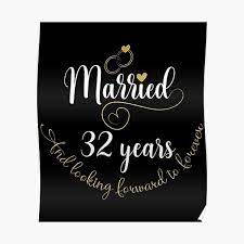 Married 32 Years And Looking Forward To Forever Cute Couples graphic