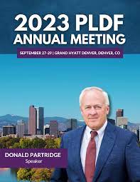 Donald Partridge to Speak at Professional Liability Defense Federation (PLDF)  Annual Meeting - Maron Marvel