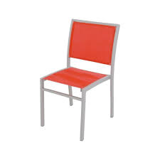 polywood bayline textured silver royal blue sling patio dining side chair a190 11905 the home depot side chairs dining side chairs outdoor dining chairs