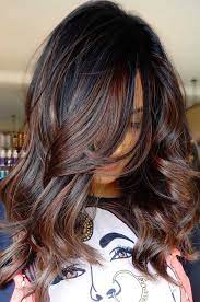 Winter coloring is very vivid, which is why you shine in black and other colors that have a strong jewel quality to them. Trendy Winter Hair Color Ideas