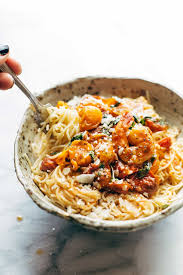 Garlic Butter Capellini Pomodoro With Shrimp Pinch Of Yum Recipe Capellini Pasta Food Recipes