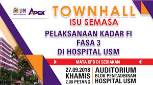 Everything about studying medicine (mbbs) in malaysia, from qualification, cost of studying, how to be a doctor, career prospects, pathways, top universities. Laman Web Rasmi Hospital Universiti Sains Malaysia Townhall 27 September 2018 Pelaksanaan Kadar Fi Di Hospital Usm