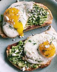 Avocado Toast With Fried Eggs Goat Cheese And Fresh Dill By Kullinthekitchen Quick Easy Recipe The Feedfeed Recipe Avocado Recipes Dill Recipes Goat Cheese Recipes