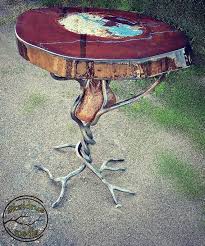 Diy Round End Table Resin Table Epoxy Resin Table Diy Coffee Table