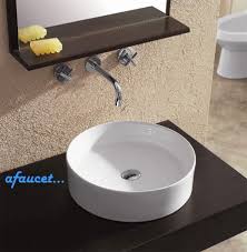 18.9 inch modern grey wood grain small wall mounted bathroom vanity,mini bathroom cabinet with ceramic sink for small bathroom,bathroom vanity set with faucet and drain 3.5 out of 5 stars 15 $157.99 $ 157. Round European Design White Black Porcelain Ceramic Countertop Bathroom Vessel Sink 18 1 8 X 6 1 8 Inch