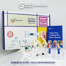 Jual Kop Angin Magic Star Original  Alat Bekam Murah dan Berkualitas isi  24, 12, 6 pcs MS Cupping Kit | Shopee Indonesia