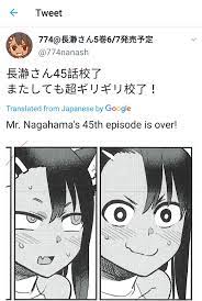 Nanashi posted this on his twitter, looks like nekotoro is back : r/nagatoro