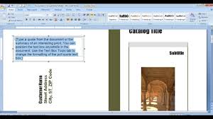 Cara Membuat Katalog Di Microsoft Word 2007 Youtube
