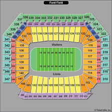 Ford Field Concert Seating Chart Ford Field Concert Tickets