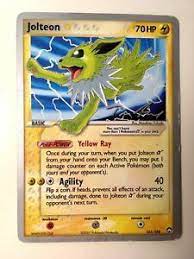 Free shipping free shipping free shipping. Jolteon Gold Star Ex Power Keepers 101 108 Holo Excellent Condition Pokemon Card Ebay