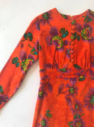 See more ideas about lilly pulitzer patterns, lilly pulitzer, lilly prints. 1960s Lily Pulitzer Red Orange Velvet Floral Print Maxi Dress Phenix