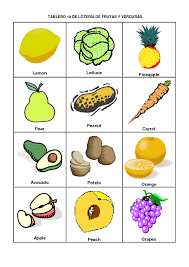 Apoyo Escolar Ing Maschwitzt Contacto Telef 011 15 37910372 Loteria Frutas Y Verduras En Espanol E Verduras En Ingles Verduras Para Ninos Loterias Para Ninos