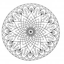 Coloriage hibou avec grande tete forme mandala adulte. Mandala Gratuit Tete Loup Coloriage Mandalas Coloriages Pour Enfants