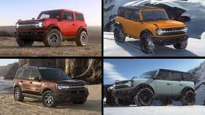 2021 Ford Bronco Bronco Sport To Be Offered In These 10 Colors Autoblog In 2020 Bronco Sports Ford Bronco Classic Ford Broncos