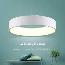 Modern Round Led Pendant Light Ring Circle Pendant Lamp Ceiling Hanging Lighting Fixture For Ceiling Light Design Hanging Light Fixtures Hanging Ceiling Lights