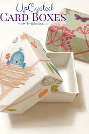 Continue gluing and wrapping the cord around the box until you reach the top of the box. How To Make Boxes From Cards Twitchetts