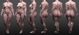 Muscle Mommy Body Morphs for G8F - Daz Content by RazzleDazzle3D