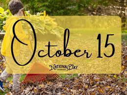 OCTOBER 15 | Birthdays and Events - National Day Calendar