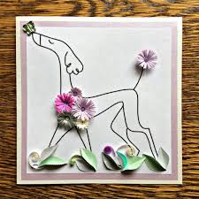 Quilling card is more different with common cards. Quill An Endearing Printable Dog Card