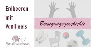 Kleine geschichten in reimen zum vervollständigen für menschen mit demenz von angela weiland bewegungsgeschichten für senioren: Erdbeeren Mit Vanilleeis Eine Bewegungsgeschichte Fur Die Seniorengymnastik Mit Tuchern Bewegungsgeschichte Senioren Gymnastik Kinder Lied