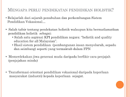 Membandingbezakan dasar pendidikan yang berkaitan dengan kawalan, solusi, kebajikan dan inovasi. Ppt Pendekatan Holistik Dalam Pendidikan Vokasional Powerpoint Presentation Id 3618429