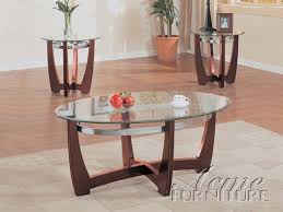 Enjoy free shipping on most. Brea Glass Top 3 Piece Coffee End Table Set By Acme 7806