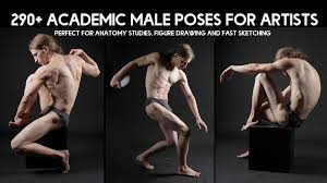 An artist needs to think about the 3d shape of the muscles to give the figure an illusion of volume. 290 Academic Male Pose Reference Pictures For Artists Grafit References