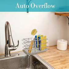 Check spelling or type a new query. Buy Maifan Kitchen Sink Caddy Organizer Sponge Holder For Kitchen Sink Kitchen Soap Dispenser Dish Brush Holder Sink Tray Drainer Rack For Storage Kitchen Accessories Freestanding Or Wall Mounted Online In