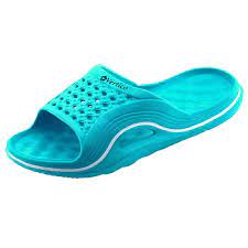 Slide On Women S Shower And Poolside Sandal Turquoise Cu12ipx5hjj Poolside Sandals Womens Sandals Women Sport Sandals