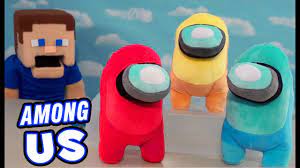 Among Us Plush Toys Series 1 Custom Plush Crewmen In Real Life Youtube