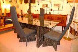 Hr giger li ii art poster decoration living room artwork painting no frame. Brutalist Dining Table And Chairs By Adrian Pearsall At 1stdibs
