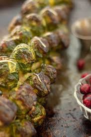 Sheet Pan Roasted Brussel Sprouts Stalk In The Oven Ww 4 Points Vegan Vegetarian Keto Paleo Gluten Free Recipe Roasted Brussel Pan Roasted Brussel Sprouts Cooking Brussel Sprouts