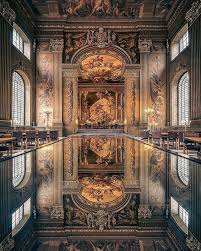 Regram Architectanddesign The Painted Hall Sits Within The Old Royal Naval College Designed By Sir Baroque Architecture Architecture Beautiful Architecture