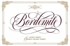 Browse by alphabetical listing, by style, by author or by in script > handwritten. Bordemile Luxury Script 366959 Script Font Bundles New Fonts Script Typeface Premium Fonts