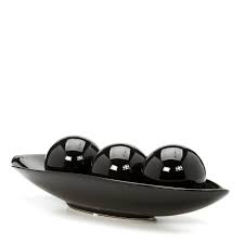 Hosleys Black Decorative Bowl And Orb Set Ideal Gift For Weddings Special Occasions And For Decorative Ce Decorative Bowls Living Dining Room Wedding Specials