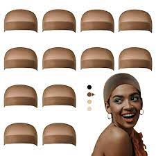Amazon Com Dreamlover Wig Caps For Lace Front Wig Brown Stocking Wig Cap For Women Bald Cap For Wigs 12 Pack Beauty In 2021 Bald Cap Wig Caps Wigs