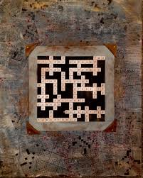 First I Collected Completed Crosswords And Other Newspaper Puzzles I Then Used Mod Podge To Affix Them To A Stret First Wedding Anniversary Mod Podge Puzzle