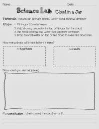 Read the descriptions to your students. Experiments Change Of Plans Clouds Lesson Plan Cloud In A Jar Science Fair
