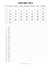 2021 calendar with holidays, notes space, week numbers 2021 or moon phases in word, pdf, jpg, png. Monthly Calendar 2021 Free Download Editable And Printable