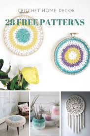 Home Decor 28 Free Crochet Patterns Crochet Decoration Crochet Home Crochet For Home