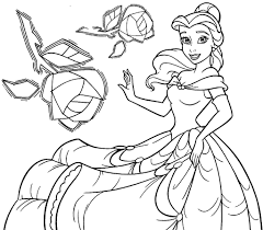 Don't forget to check out ninja turtles coloring pages. Cartoon Printable Princess Belle Coloring Pages Coloringtone Book